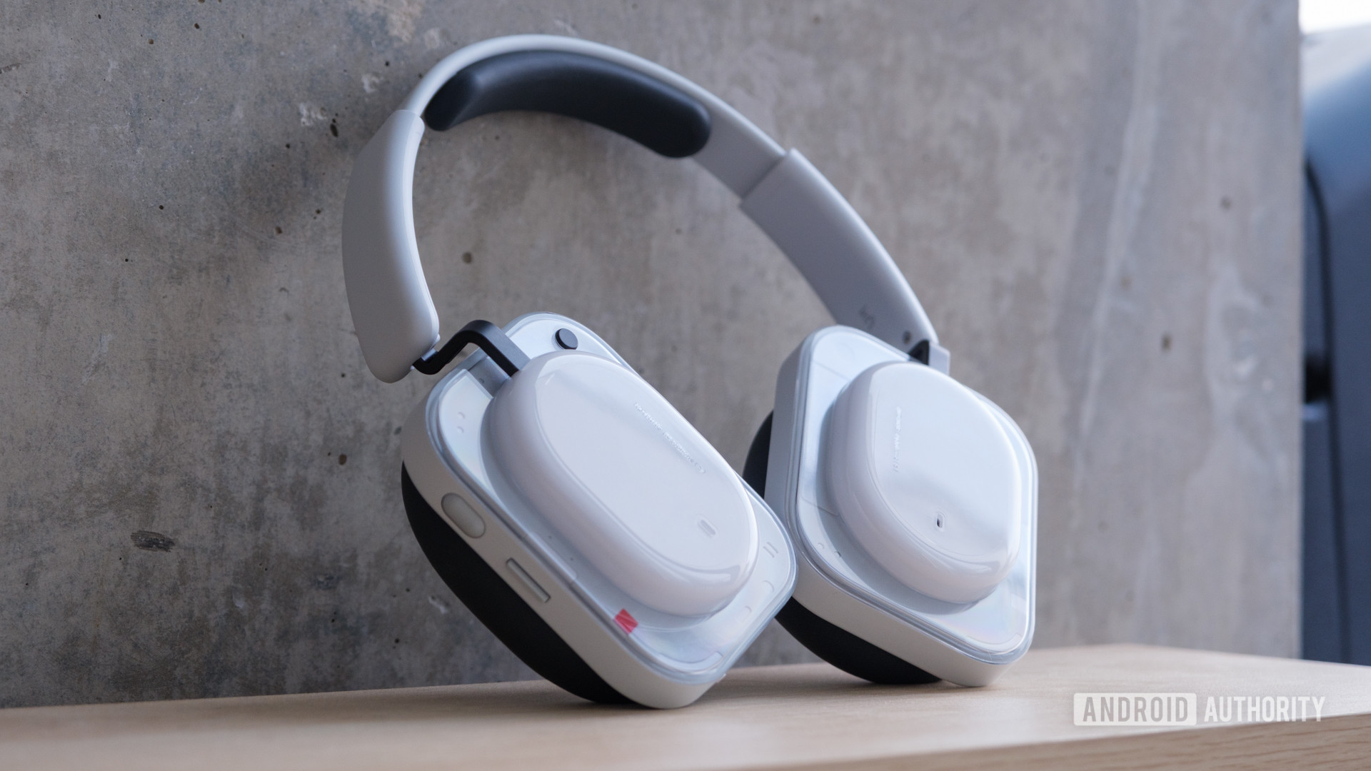 Nothing Headphone A propped up