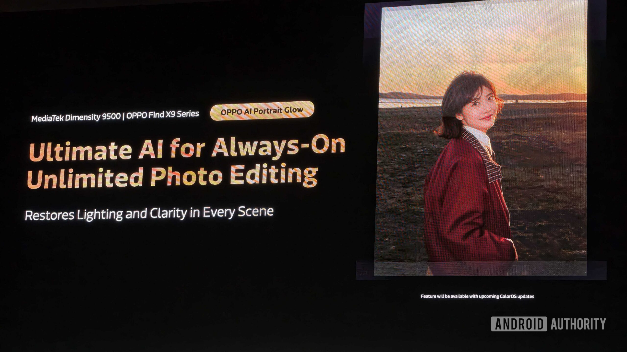 OPPO x MediaTek OPPO AI Portrait Glow