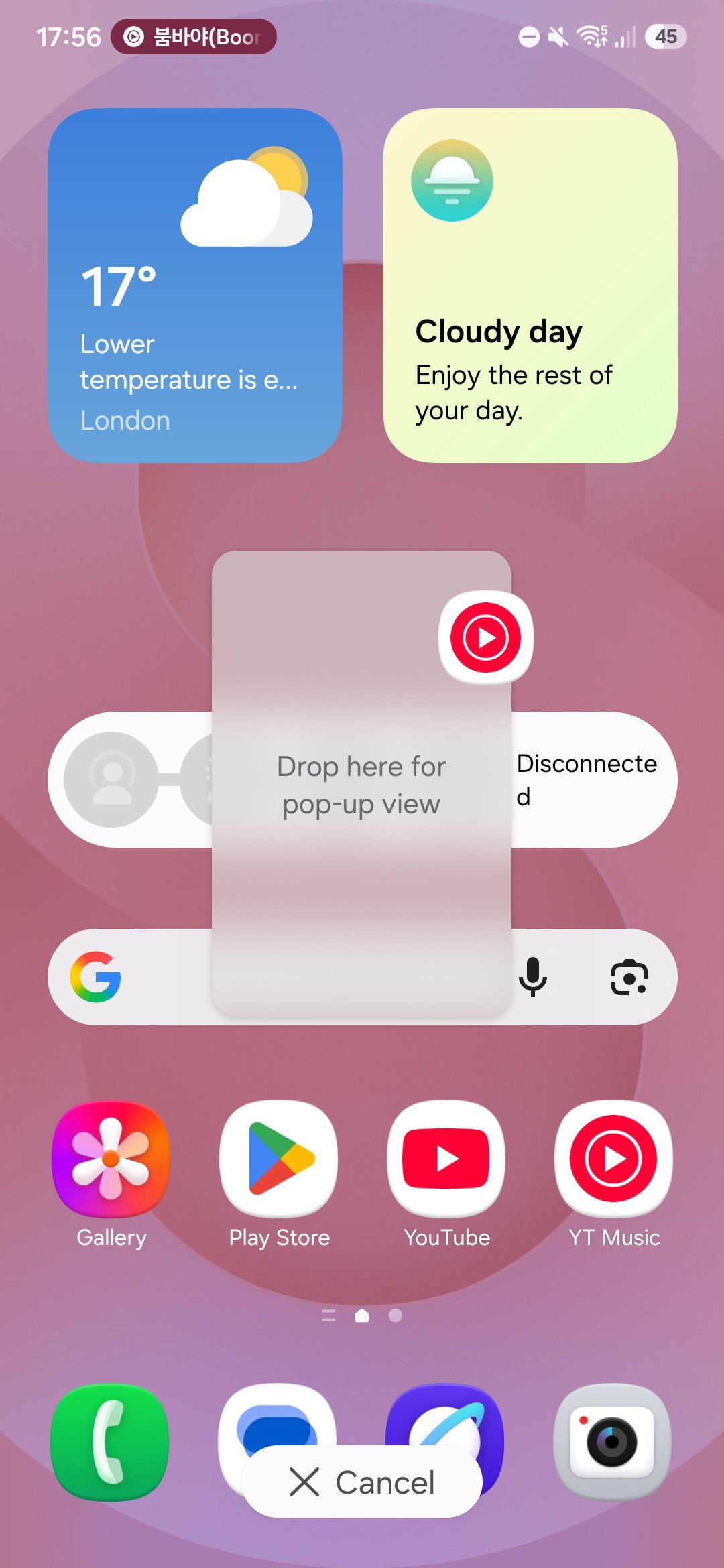 One UI pop up windows (2)