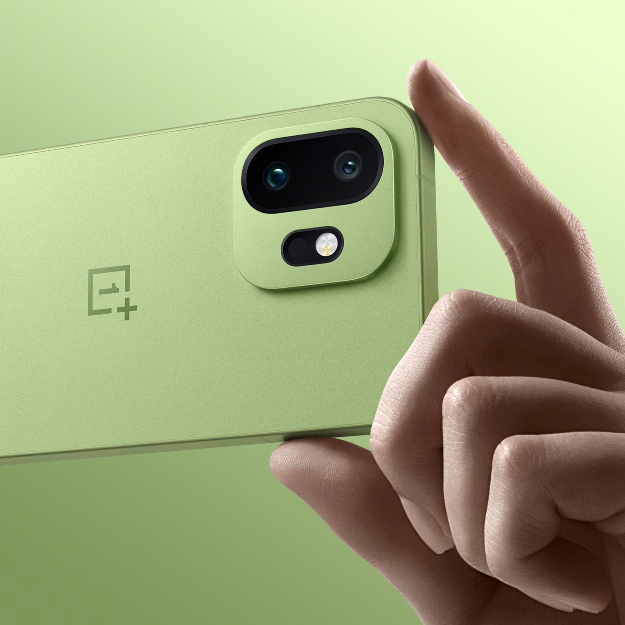 Oneplus 15T rear in green