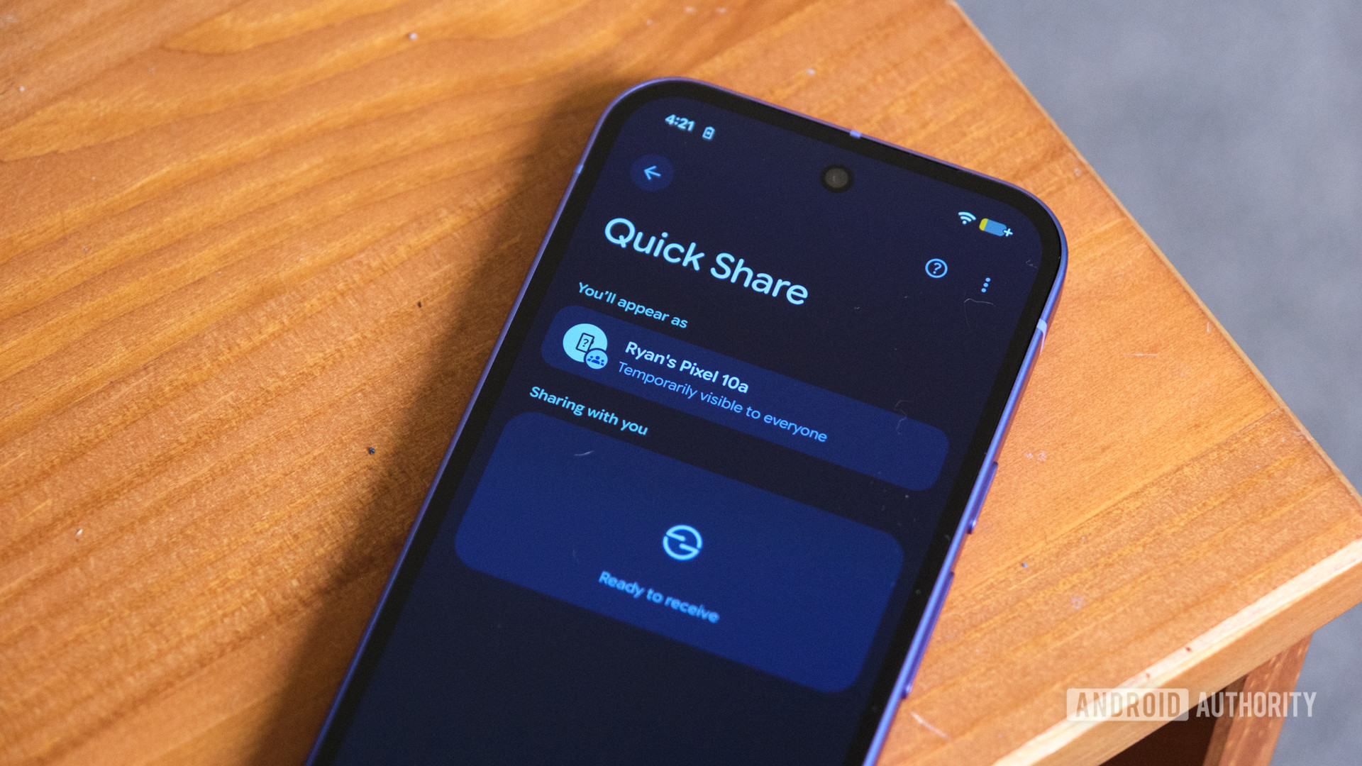 Pixel 10a tips quick share close up