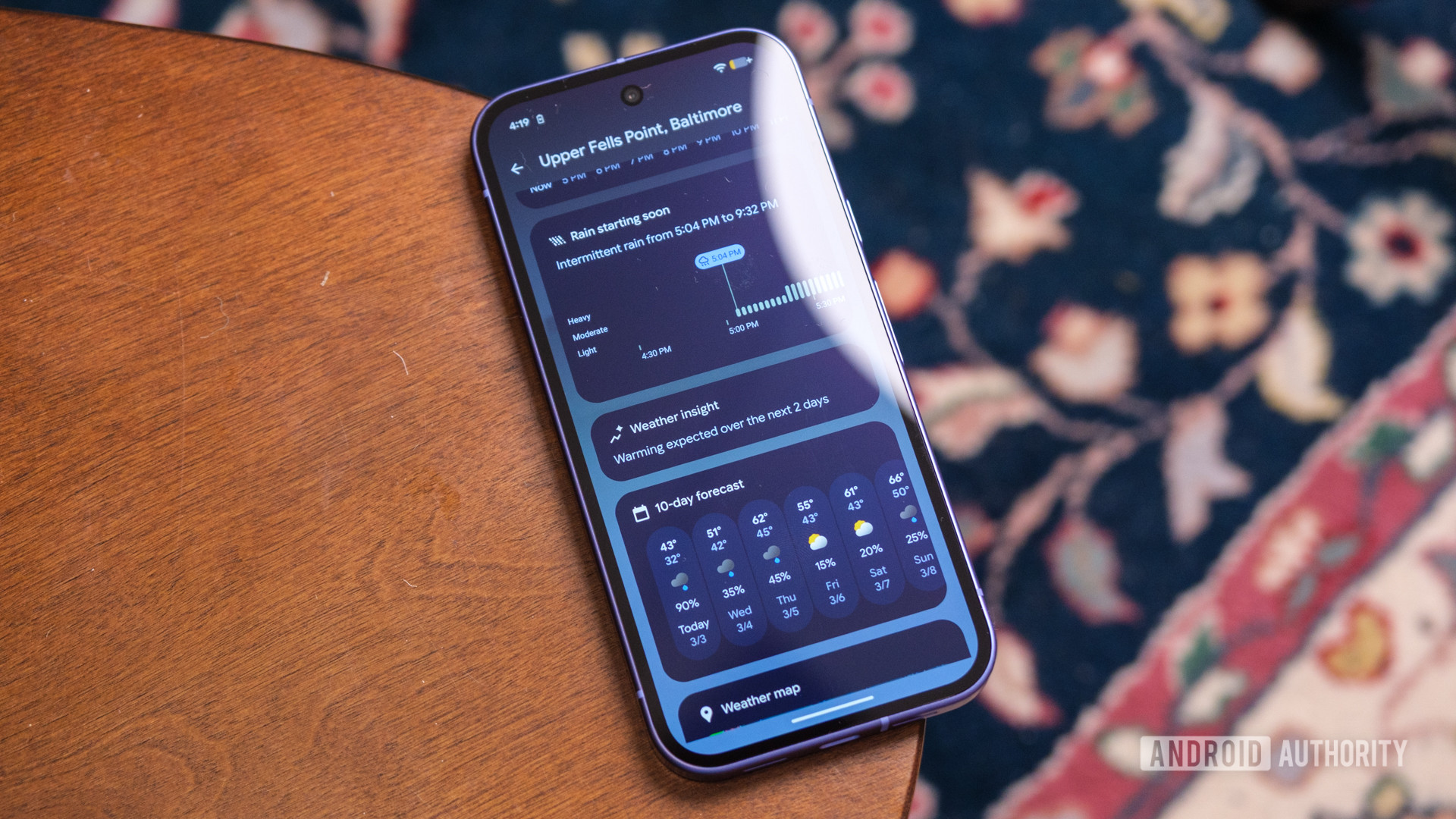 Pixel 10a tips weather
