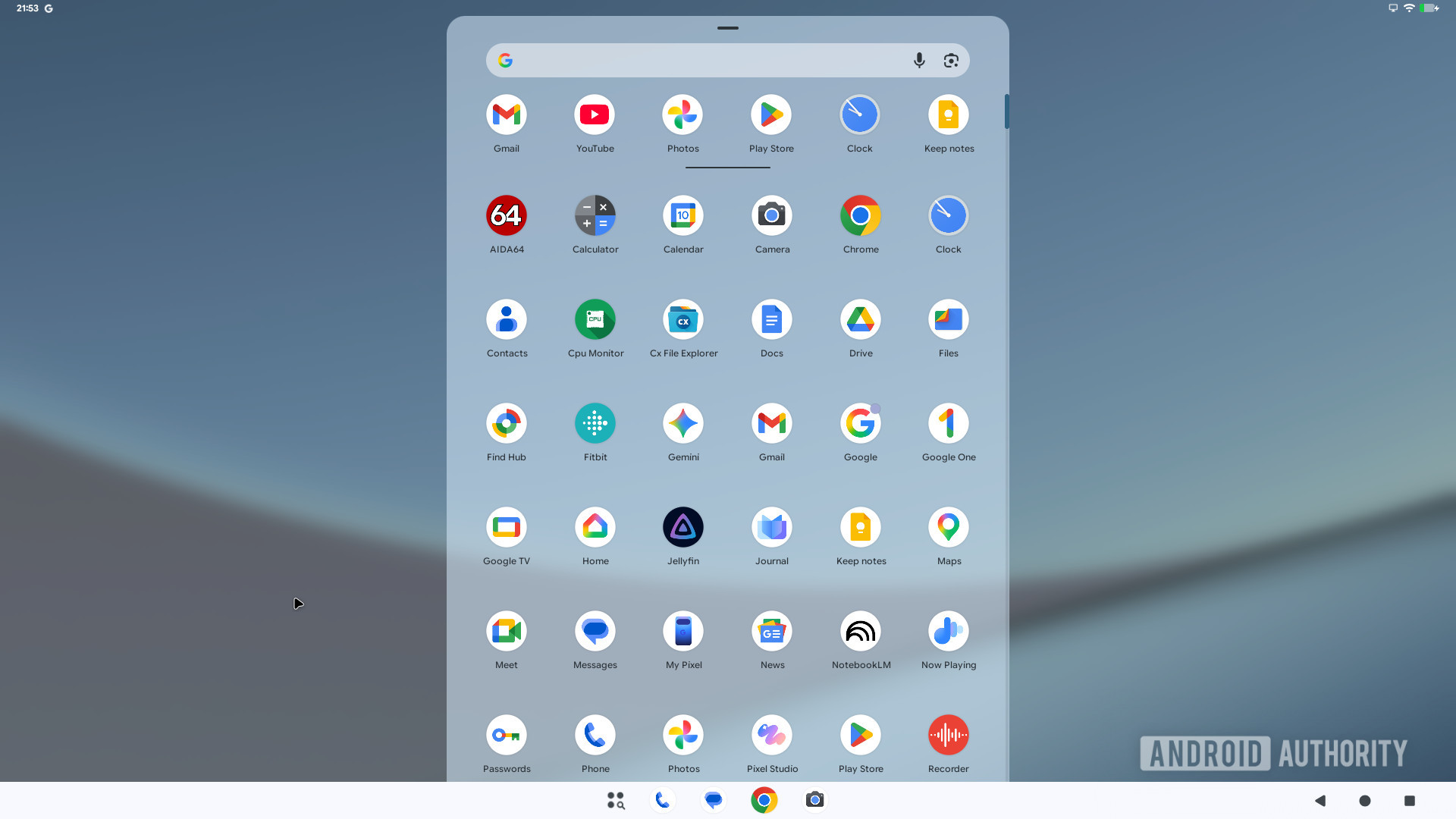 Pixel Desktop Mode Appdrawer