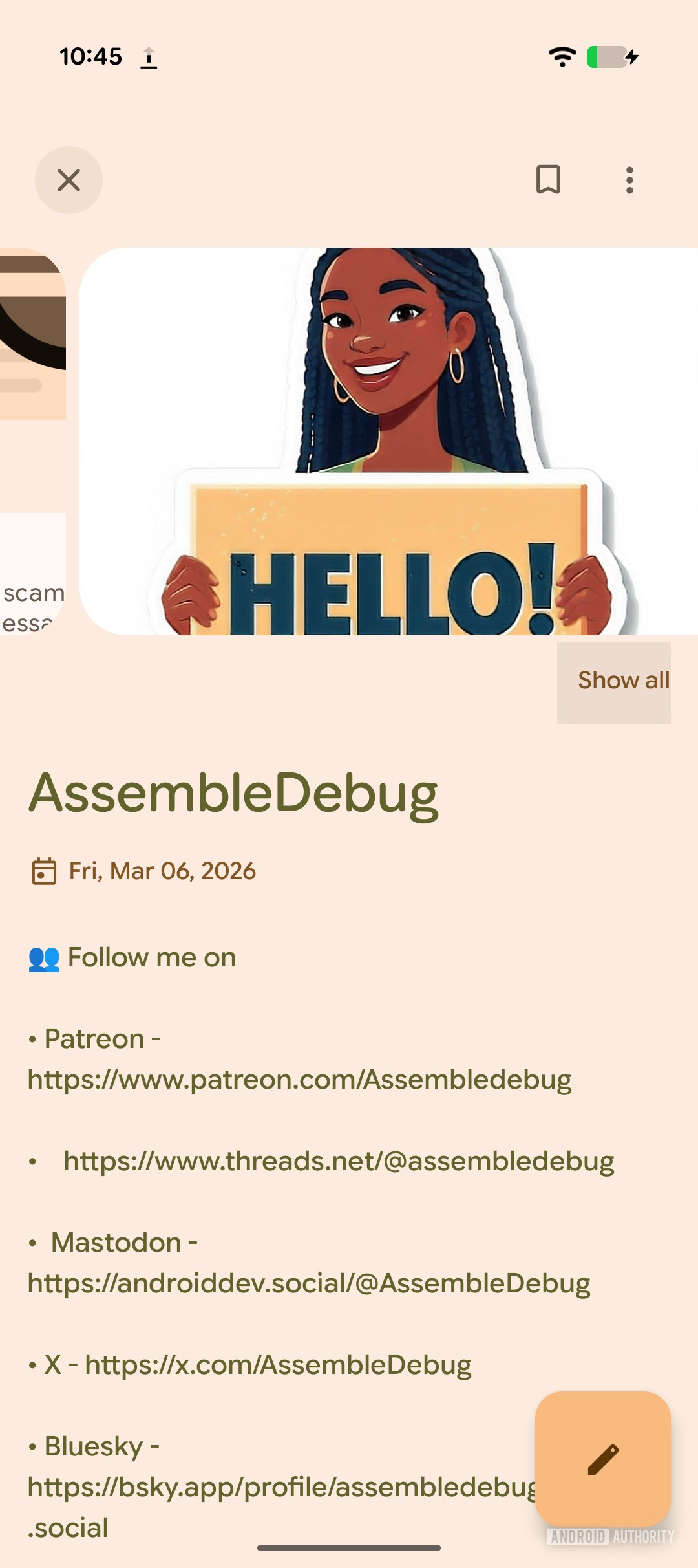 Pixel Journal Layout Controls For Media 3