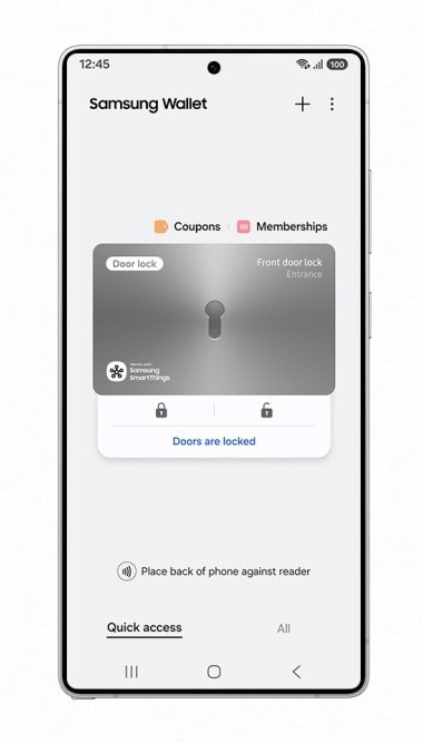 Samsung Wallet smart lock support Samsung Wallet smart lock support