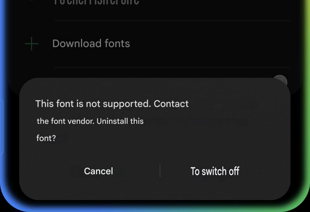 Samsung custom font error March 2026 patch mixofmuri Samsung custom font error March 2026 patch mixofmuri