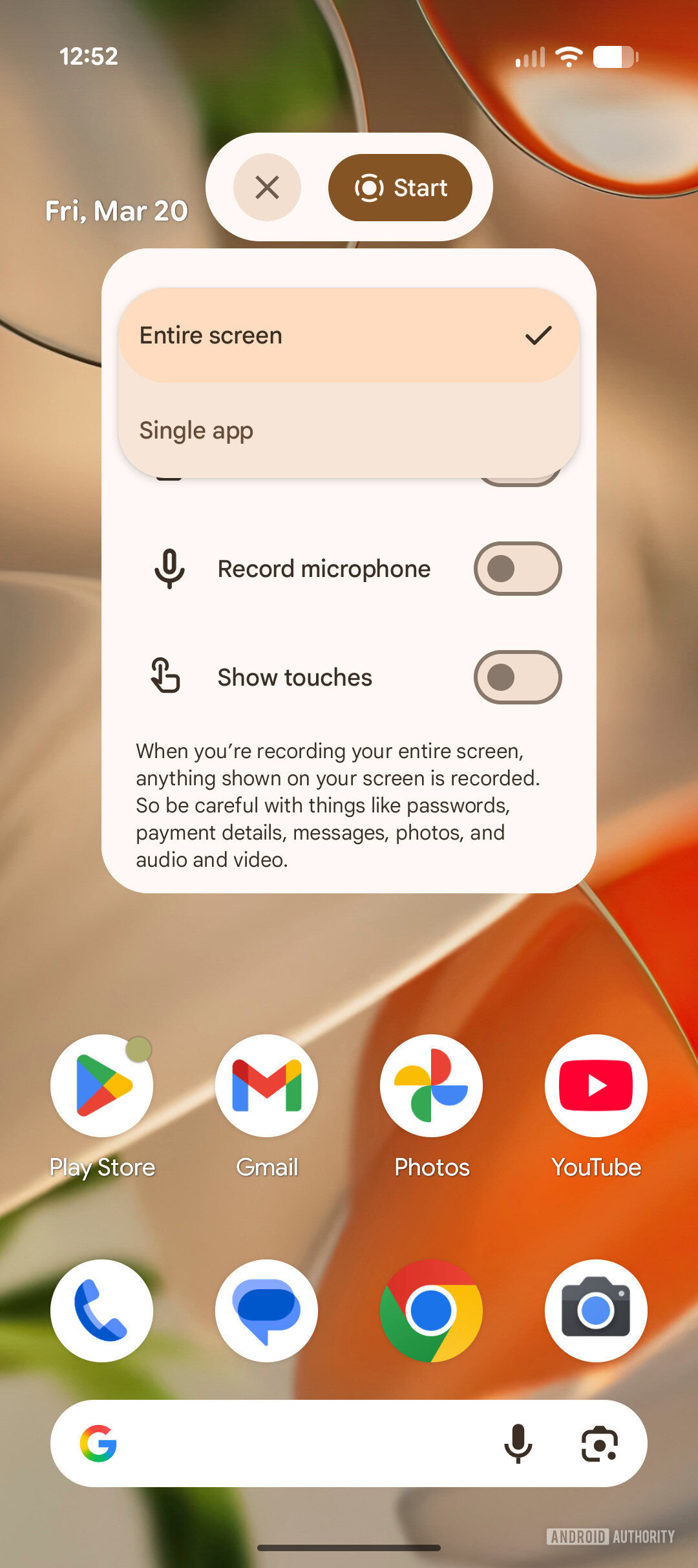 Screen recording redesign 2