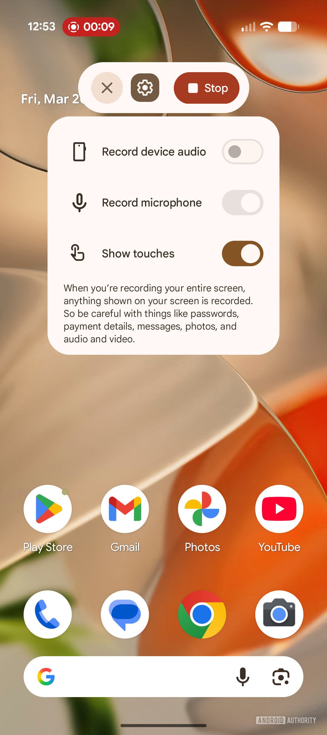 Screen recording redesign 4