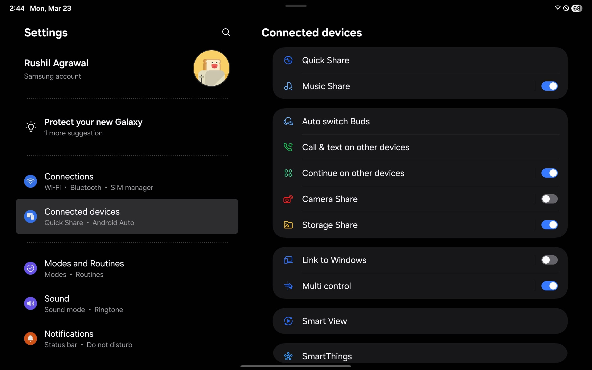 Galaxy Tab A11 Plus 5G review image showing One UI interface