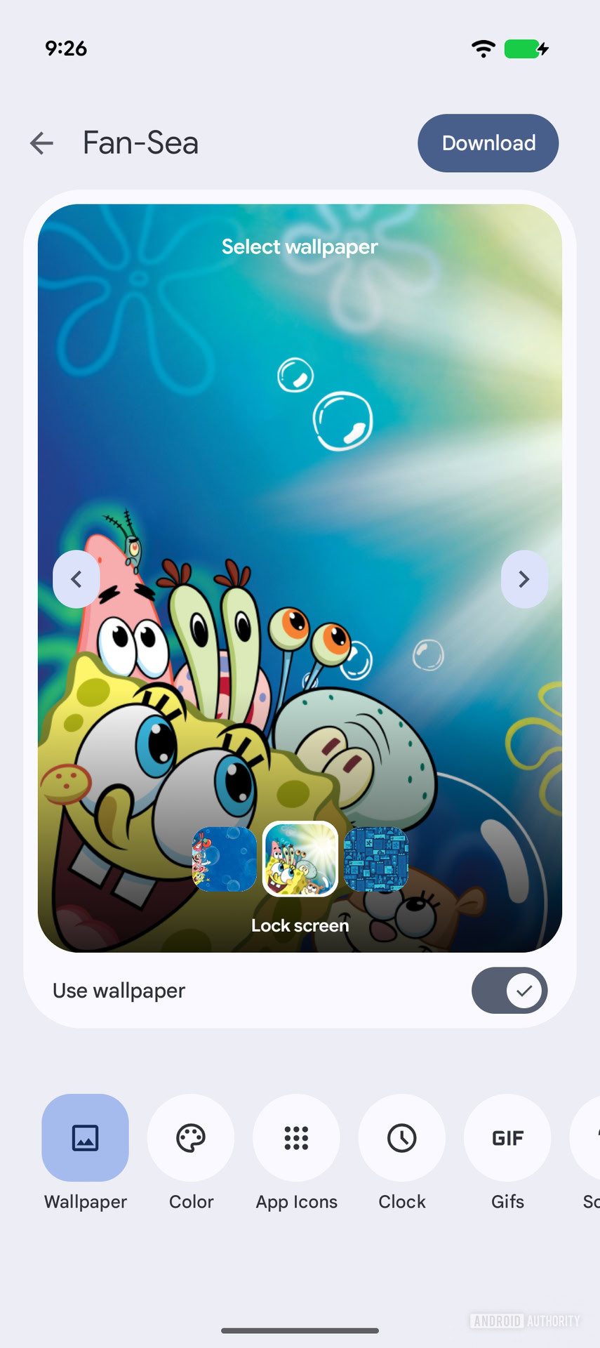 Spongebob Pixel Theme Fan Sea (1)