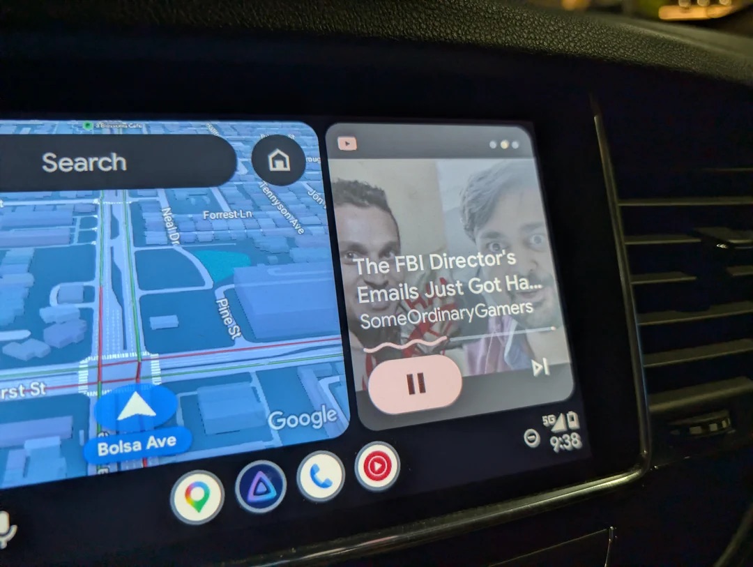 YouTube Android Auto Player