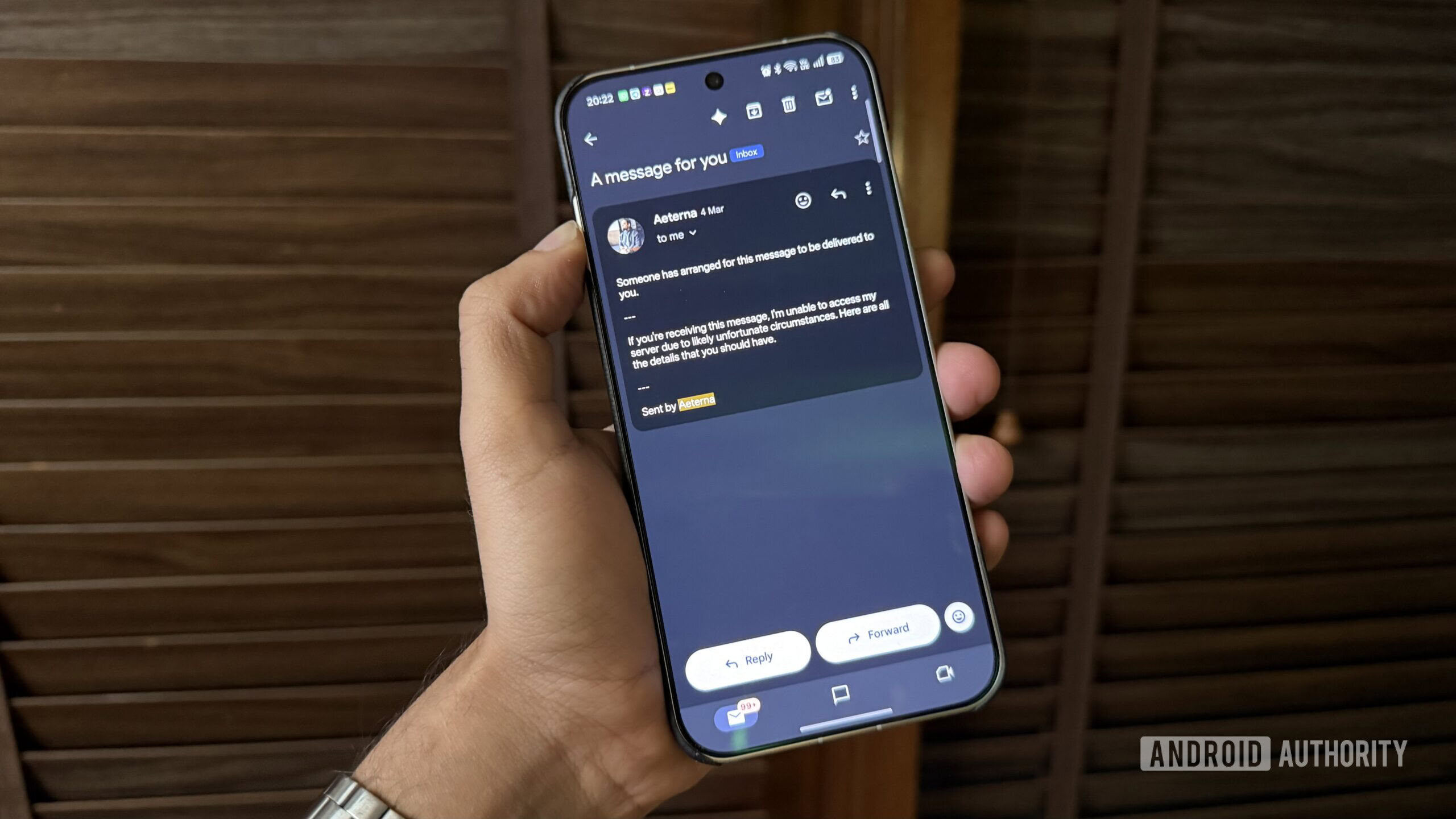 aeterna notification