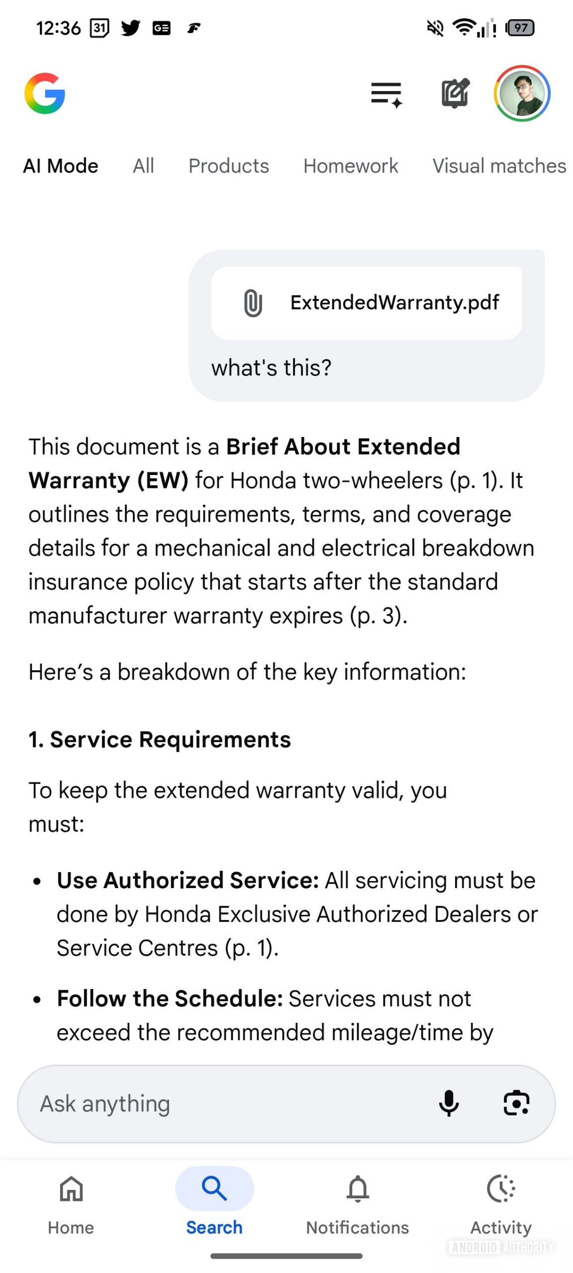 ai mode android file attach 2