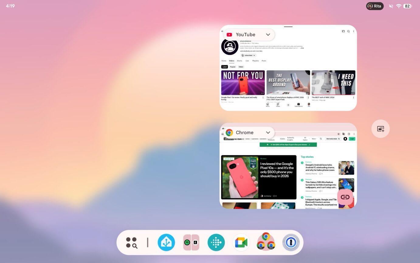 Android's new desktop windowing mode has changed how I use my tablet
