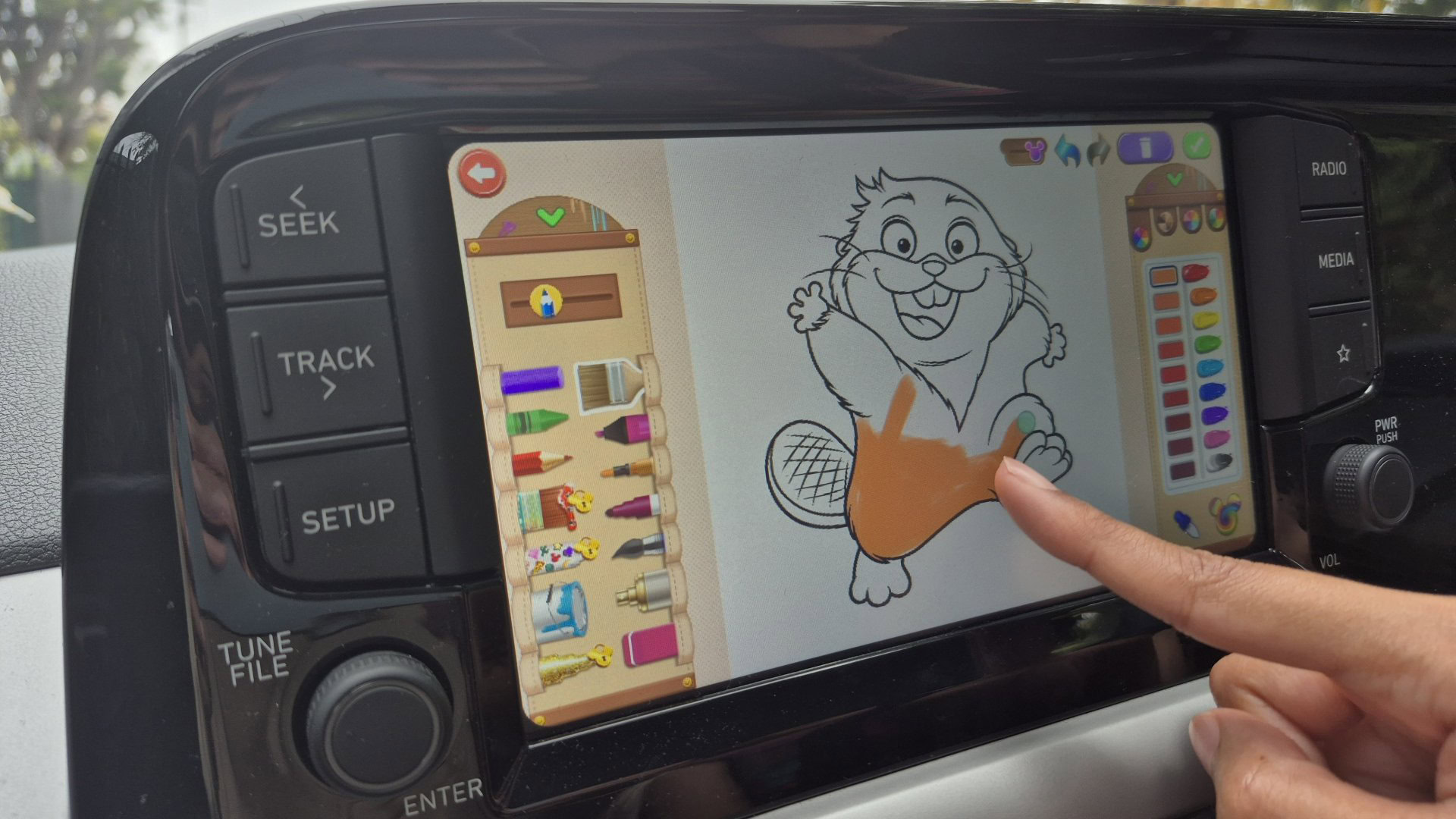 android auto kids games disney coloring 1