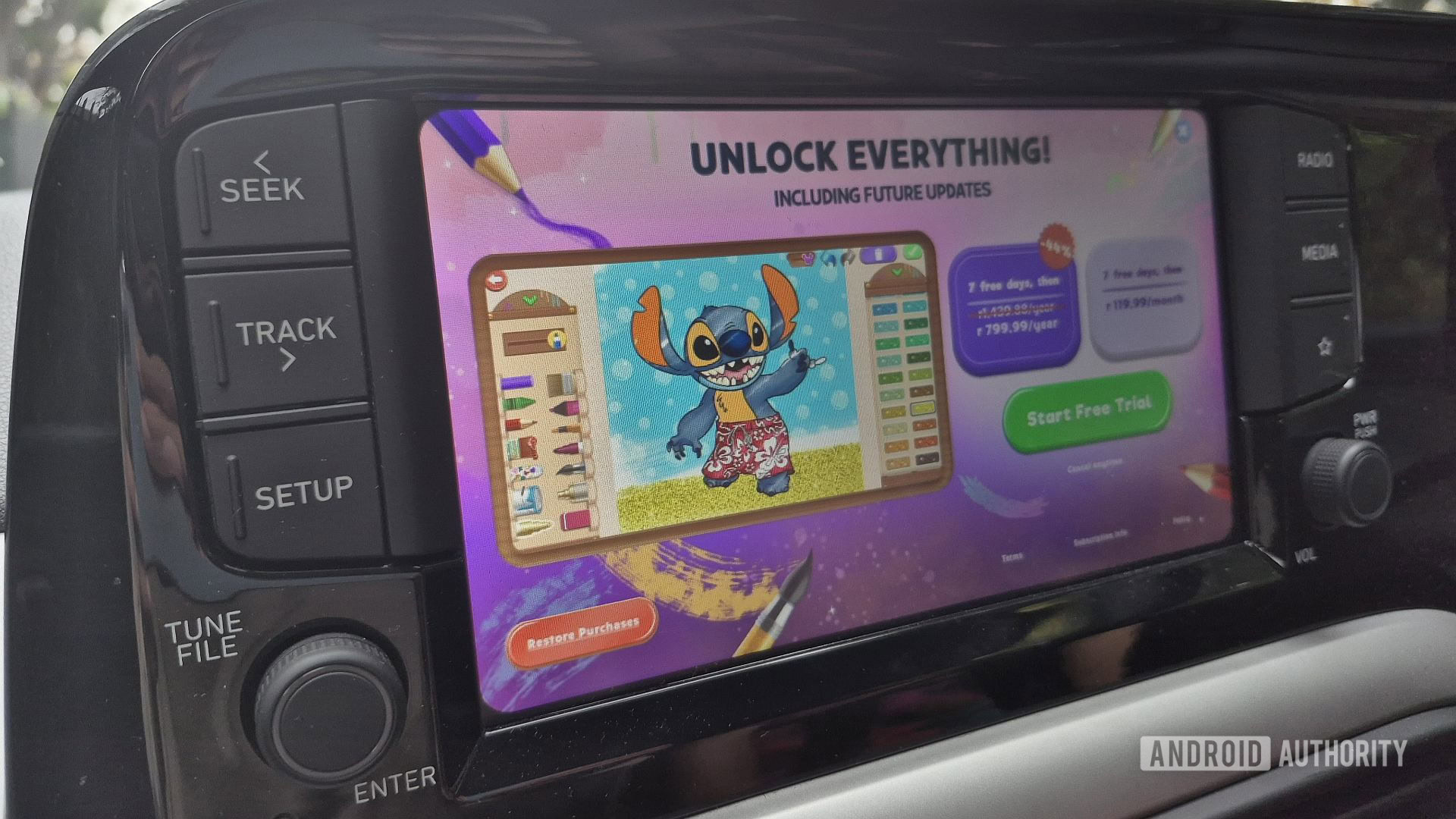 android auto kids games disney coloring 3