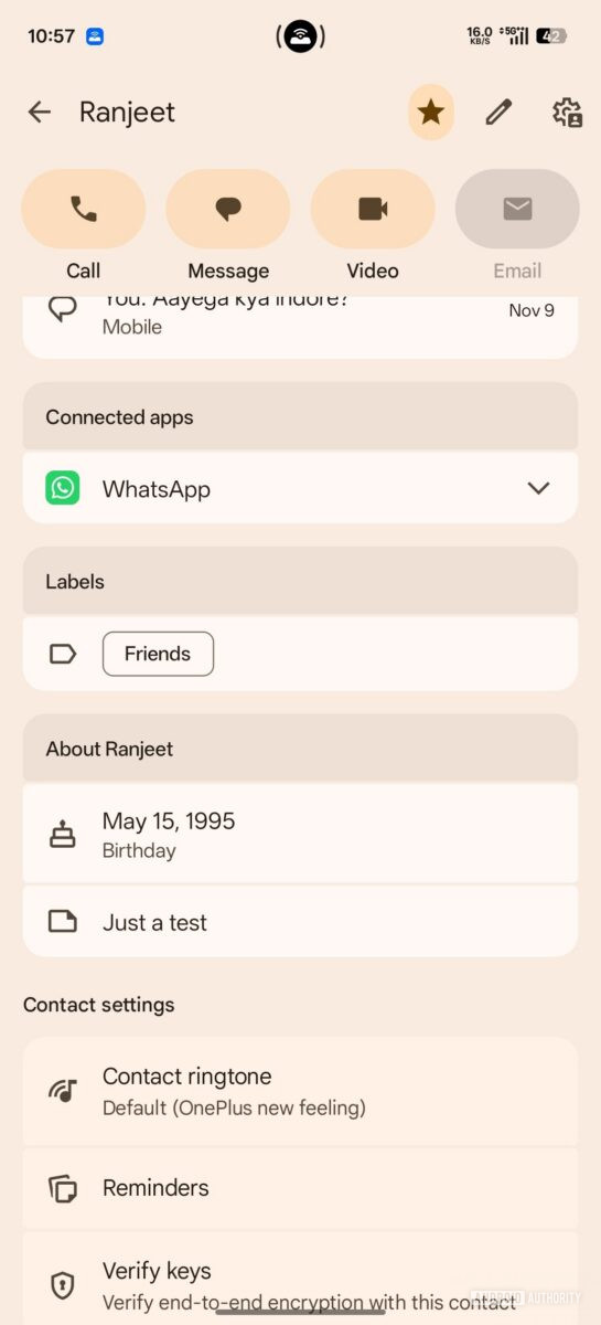 Google Contacts preps a smarter new look for contact profiles - Android ...