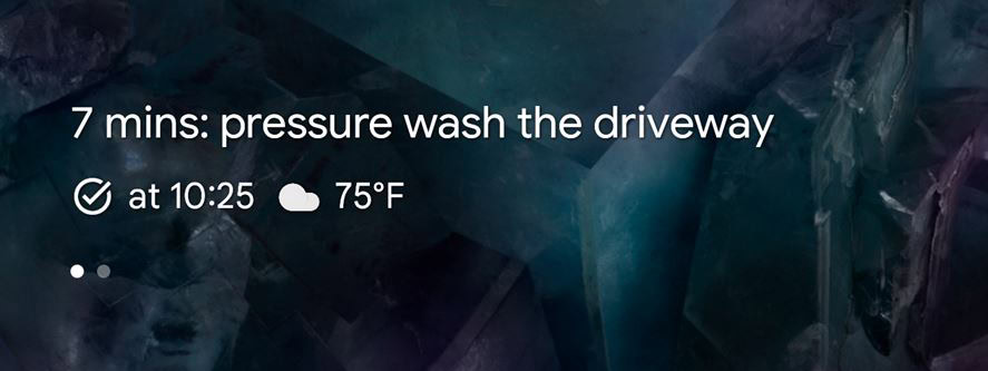 cropped screenshot pixel at a glance task