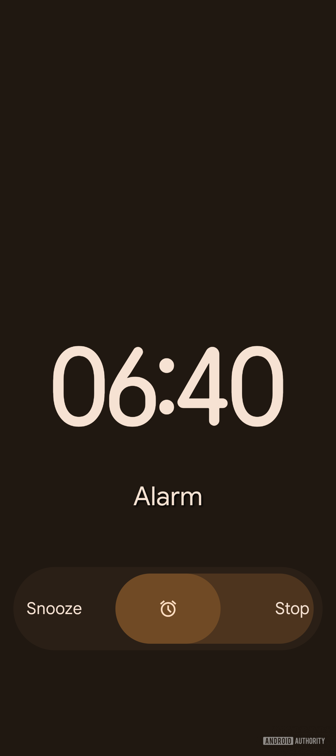google clock old alarm dismiss slider