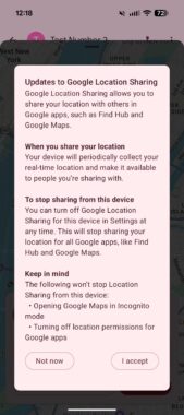 How to share your real-time location in Google Messages on Android