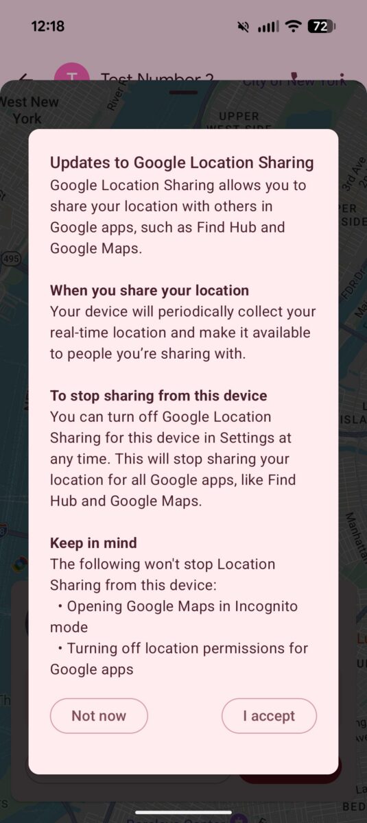 How to share your real-time location in Google Messages on Android
