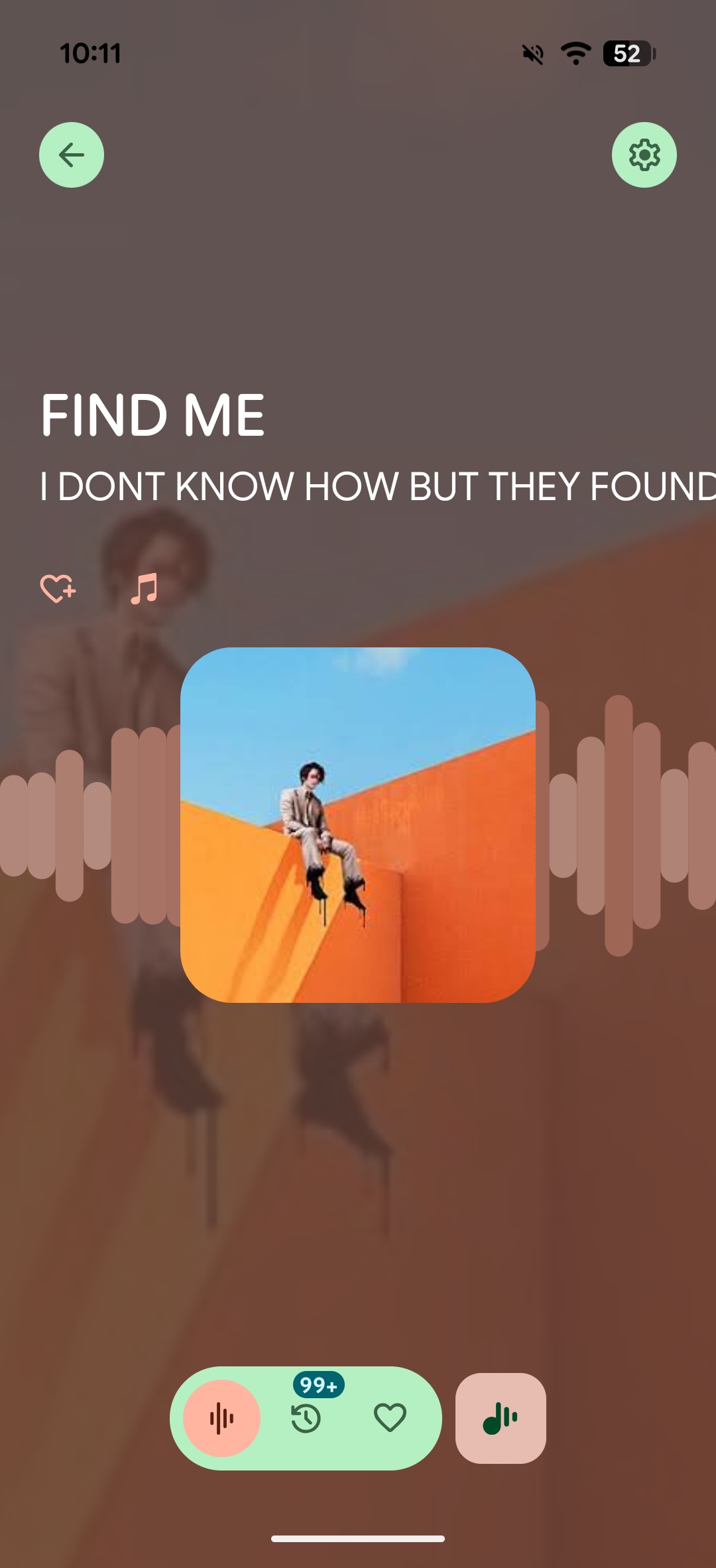 New Now Playing app UI.