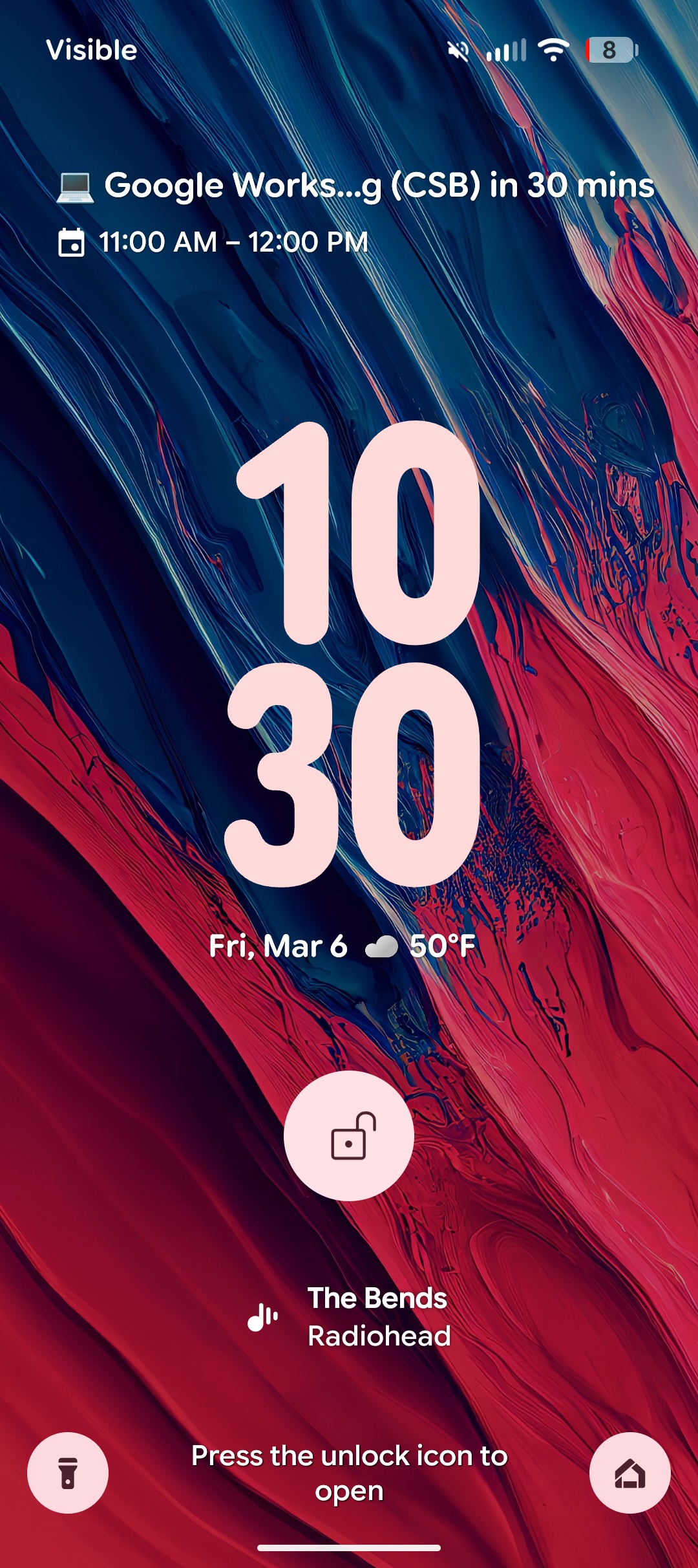 New Now Playing UI on the lock screen.