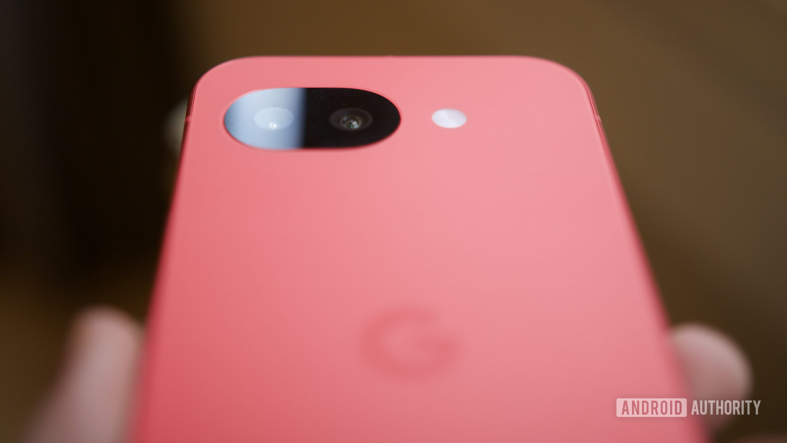 google pixel 10a berry hands on joe 2 A close-up of the Pixel 10a showing its camera on the back.