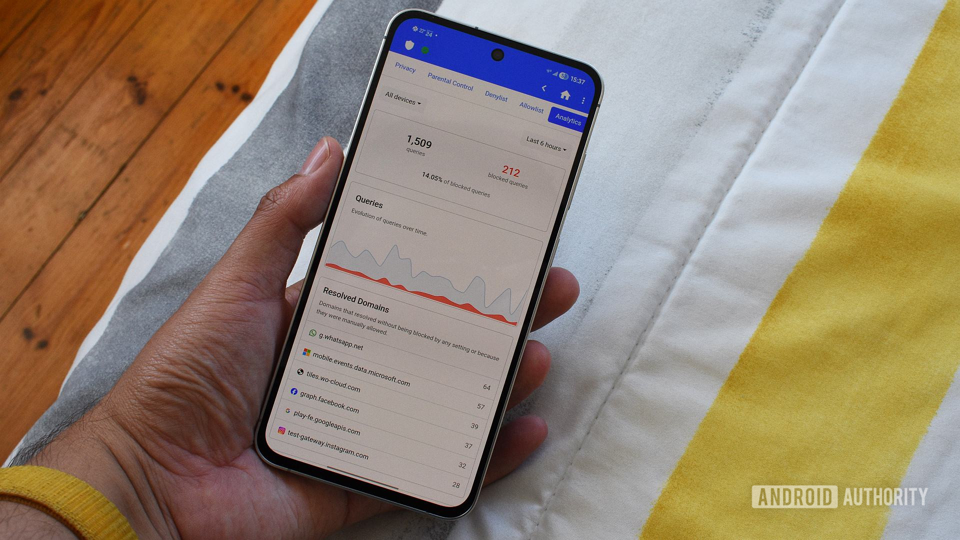 nextdns android analytics 1
