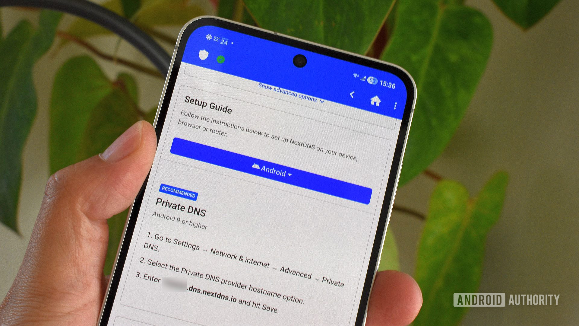 nextdns android setup 1