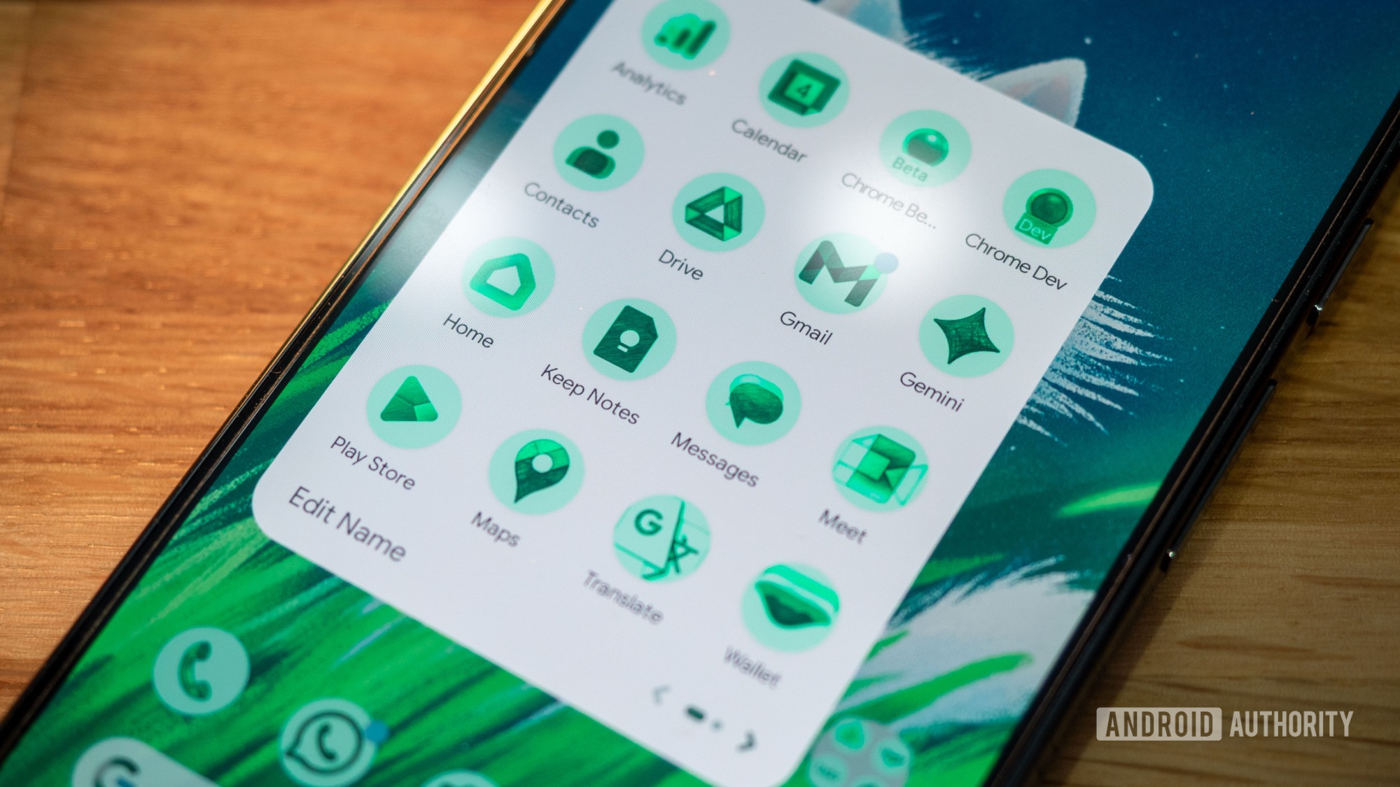 pixel launcher custom icons scribbles green