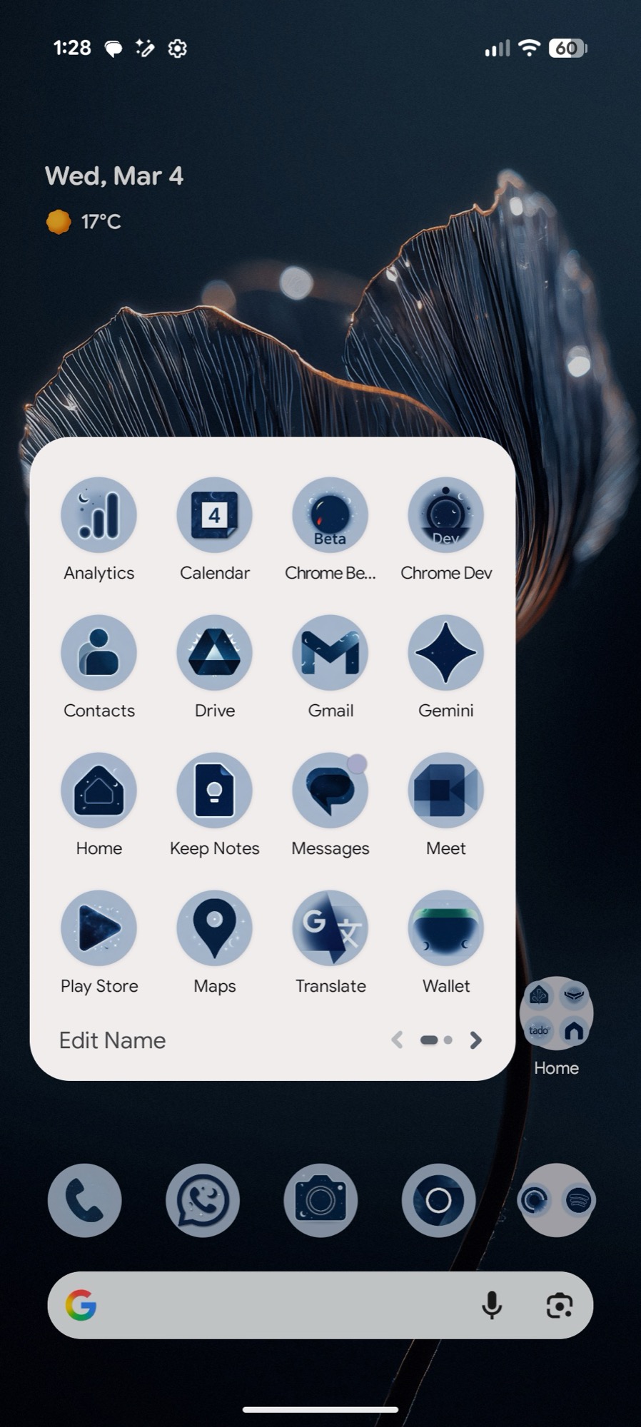 screenshot android 16 qpr3 wallpaper style icons create stardust 2