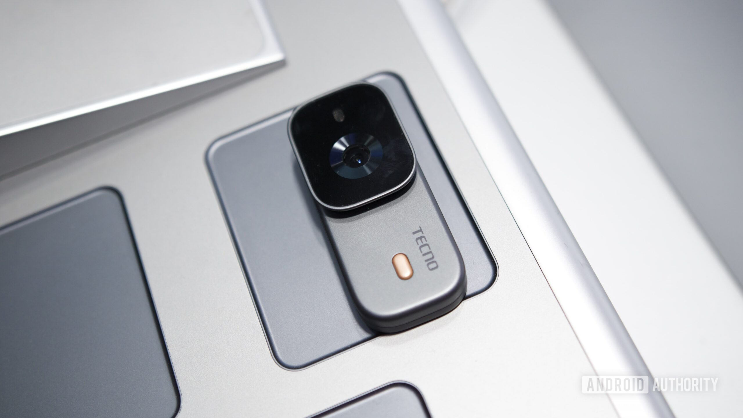 A camera module for TECNO's concept phone at MWC 2026.