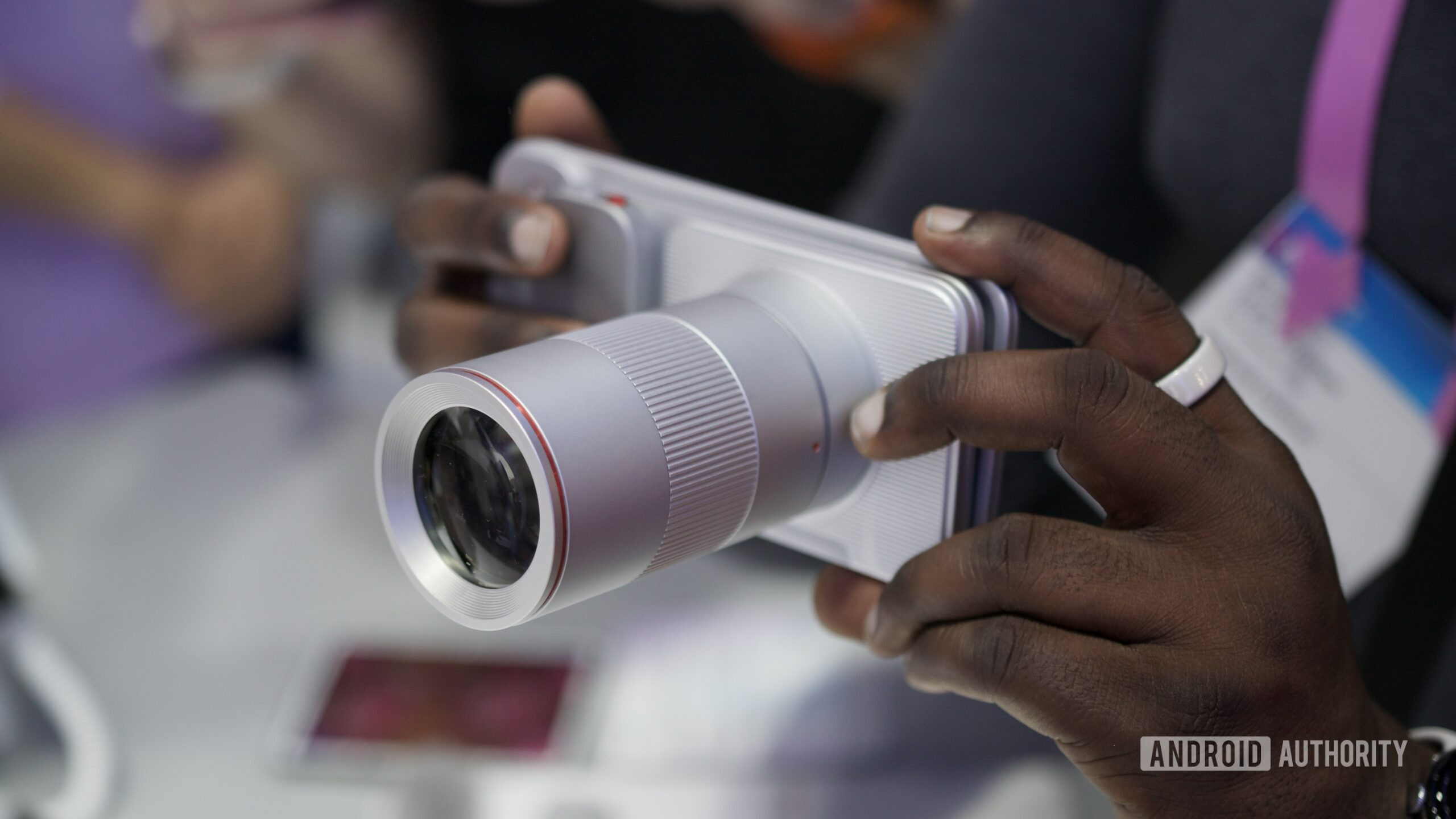 TECNO's concept phone with its large camera module.