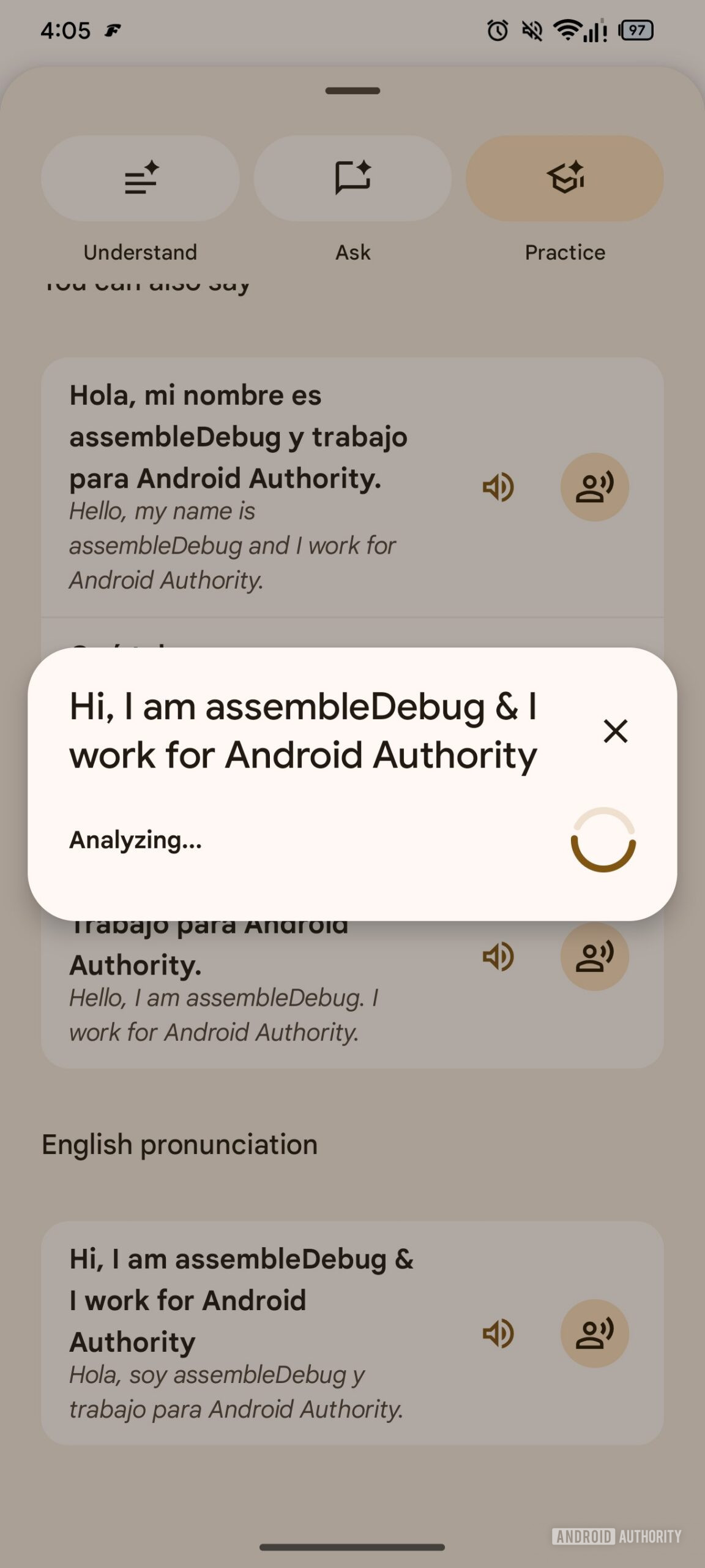 tranlate pronounce practice 4