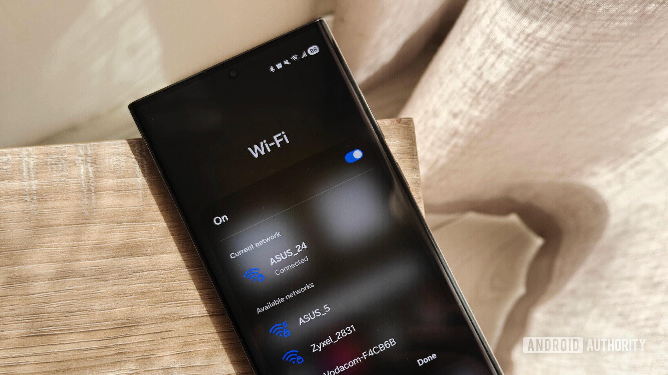 wi fi connections on a samsung galaxy s23 ultra