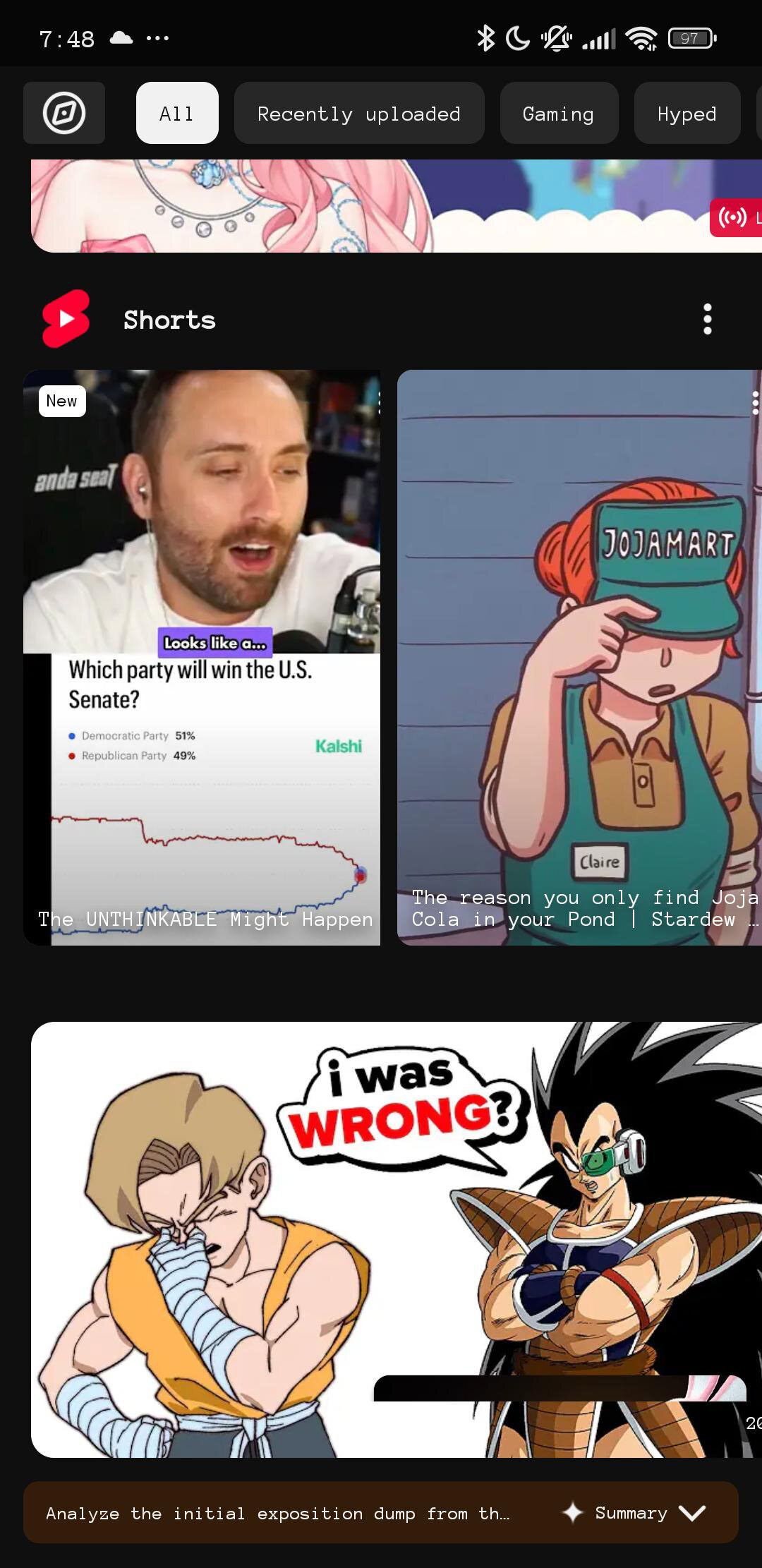 youtube AI summaries copy