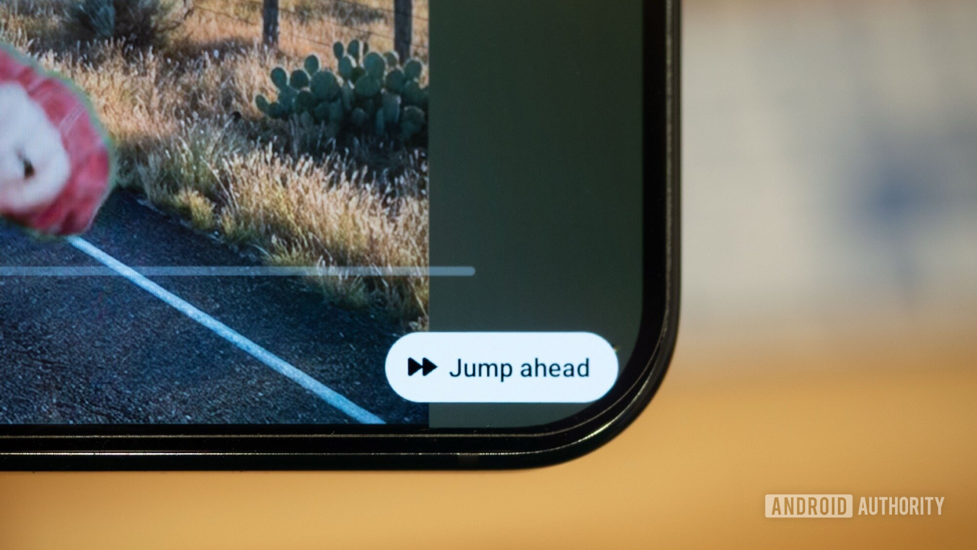youtube mobile app jump ahead on phone