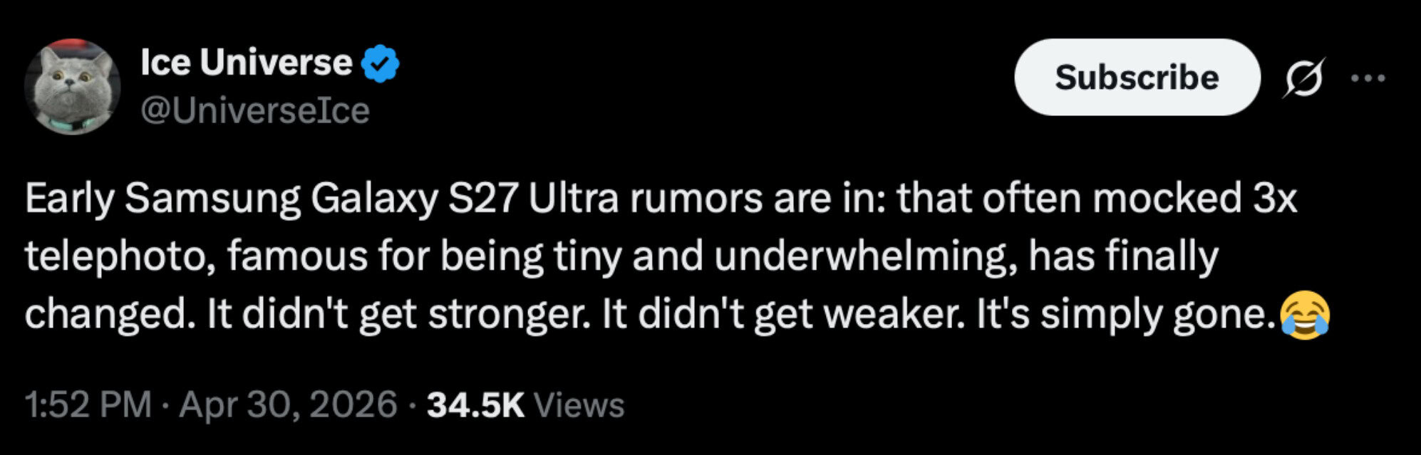 IceUniverse Post on X