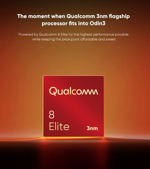 AYN Odin 3 Snapdragon 8 Elite listing