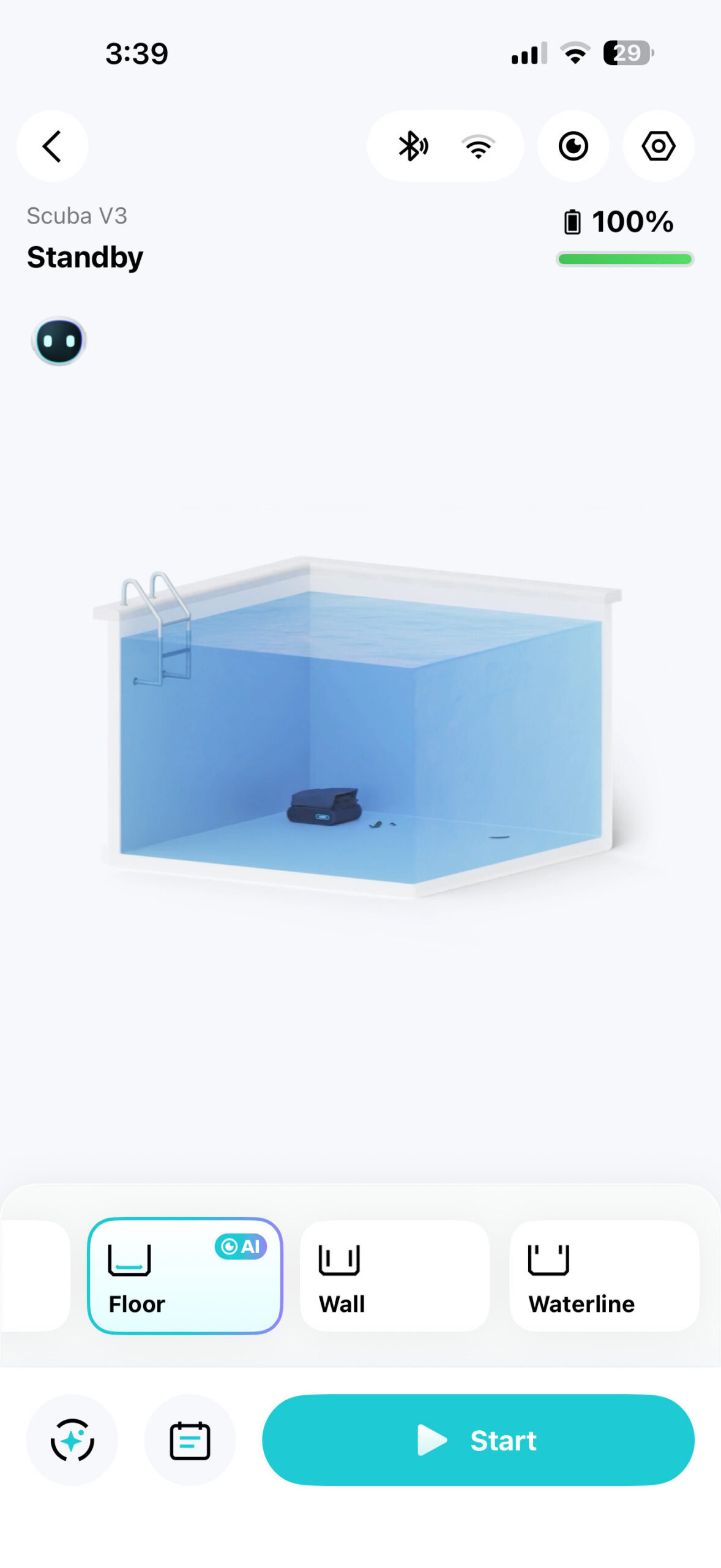 Aiper Scuba V3 robot pool cleaner app screenshots 2