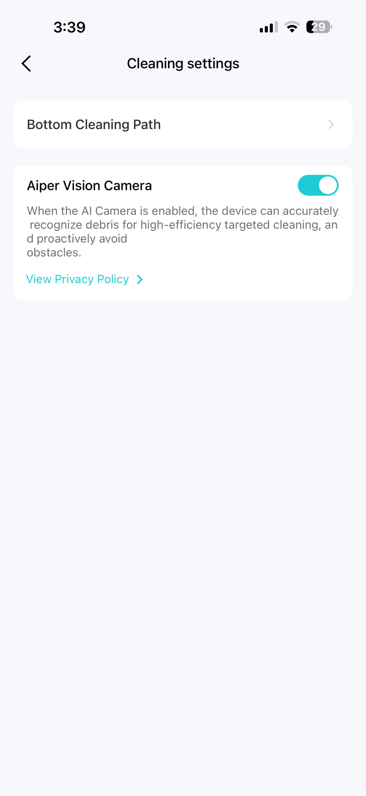 Aiper Scuba V3 robot pool cleaner app screenshots 5