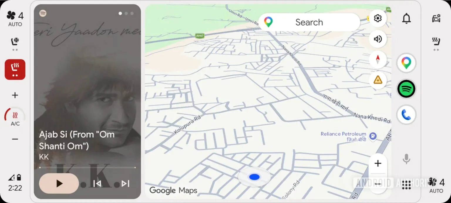 Android Auto 16.7: il clima dallo schermo è Incredibile
