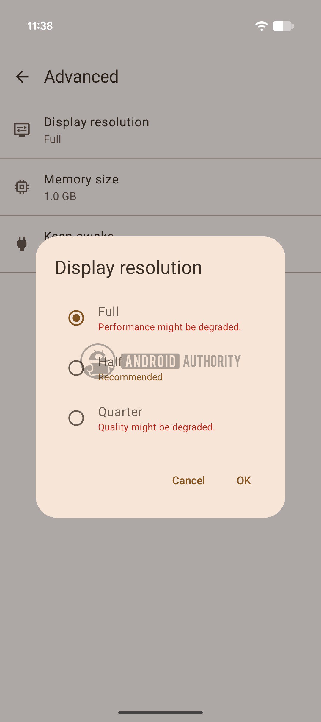Android Linux Terminal Resolution watermarked