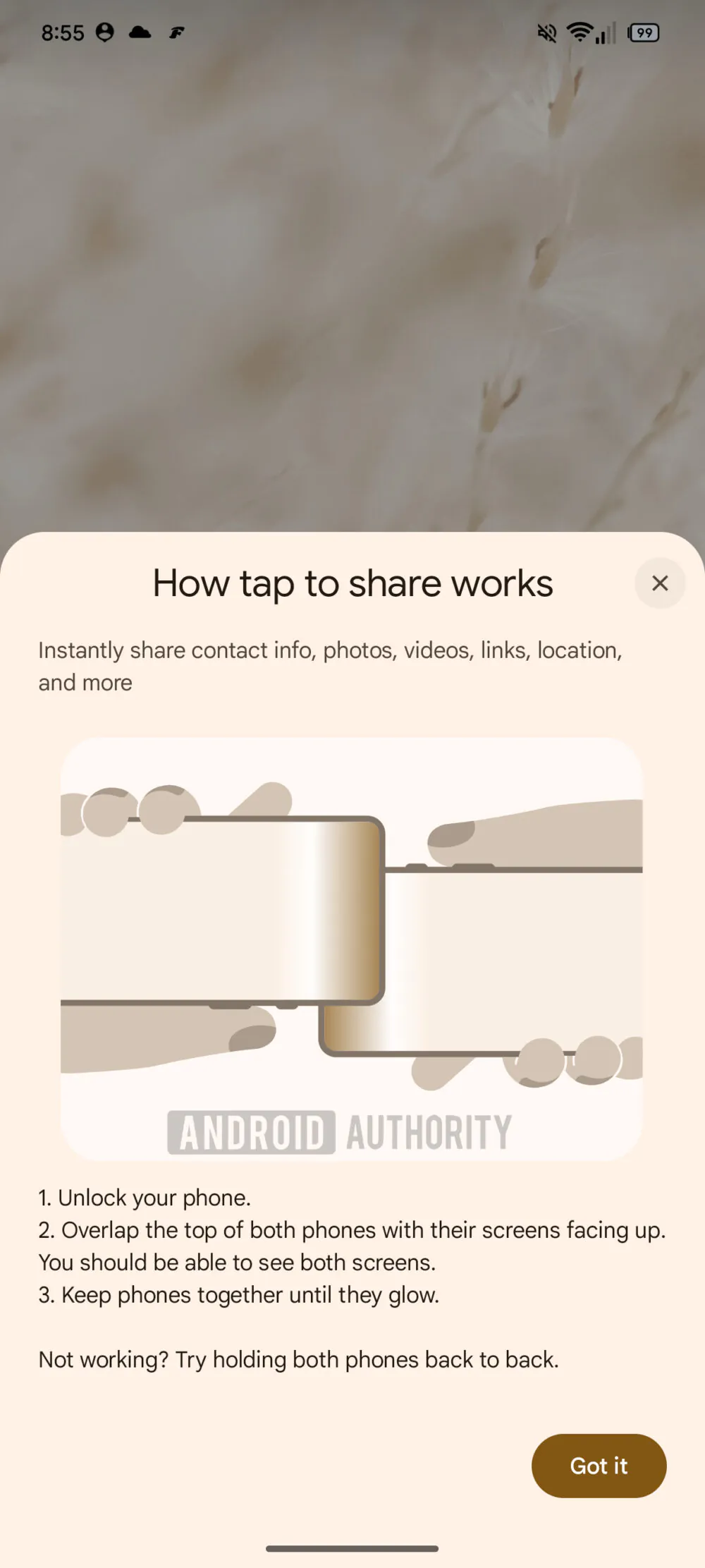Tap-to-Share