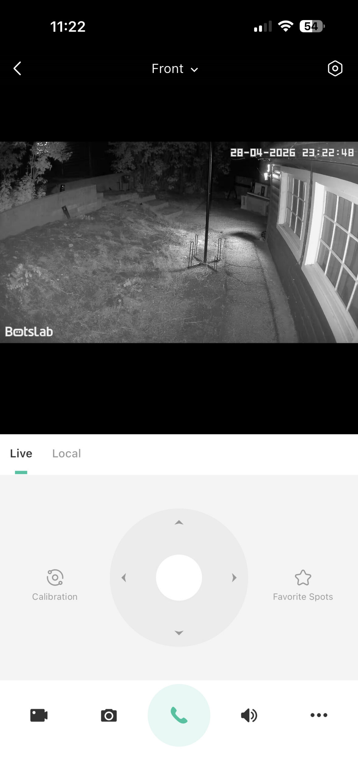 Botslab W510 4K AI Security Camera System color night vision vs infrared screenshots 2