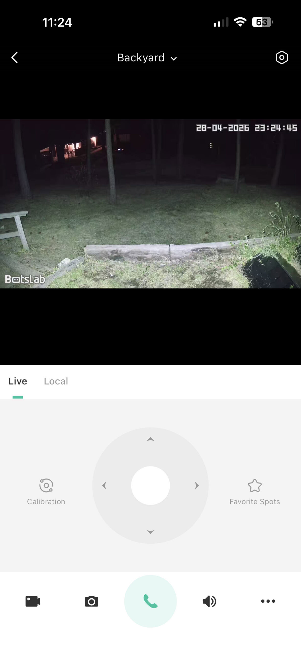 Botslab W510 4K AI Security Camera System color night vision vs infrared screenshots 4