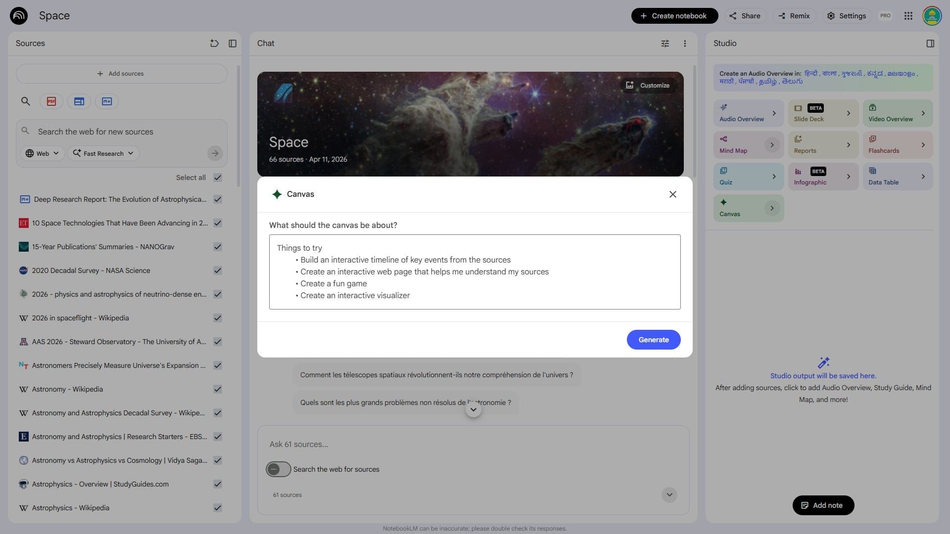Canvas Tested in NotebookLM Canvas Tested in NotebookLM