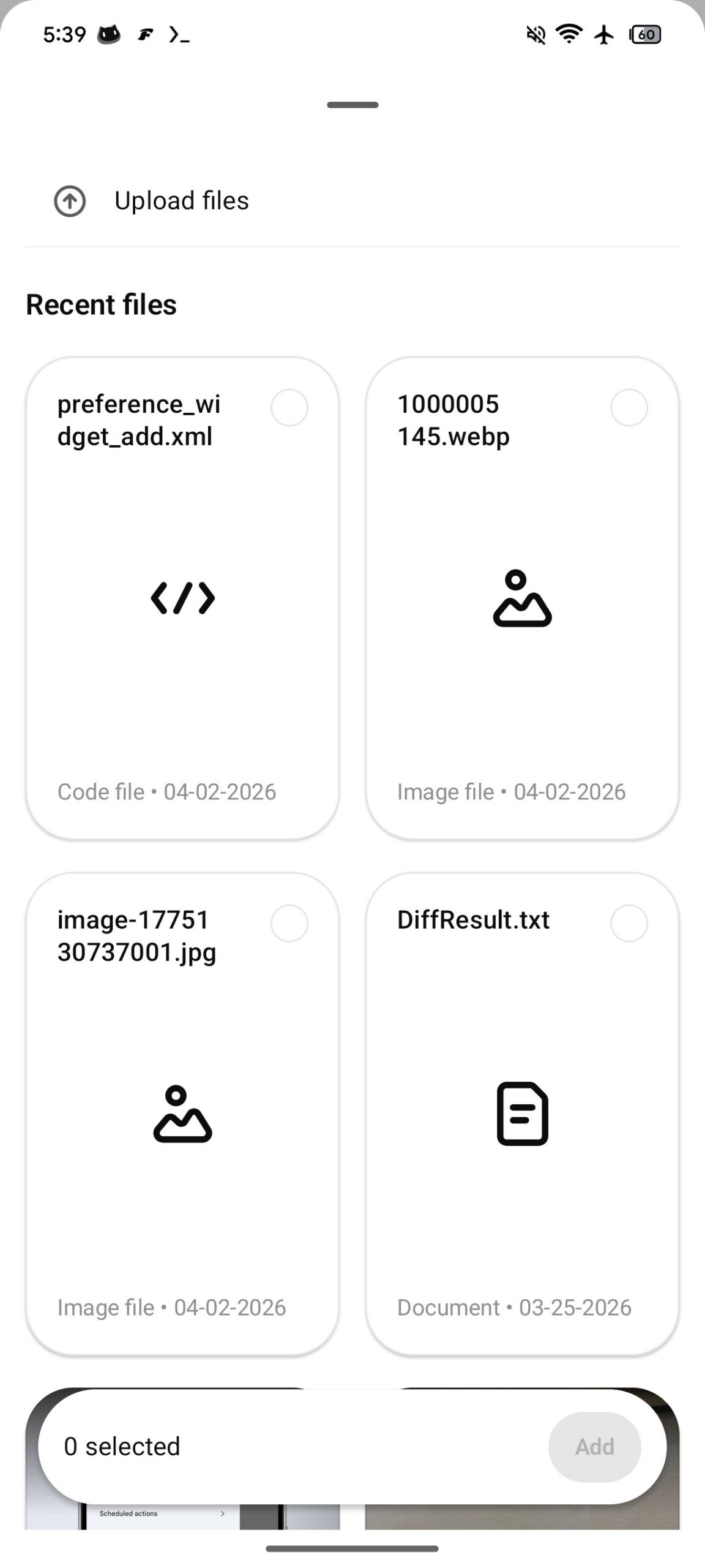 ChatGPT new picker interface