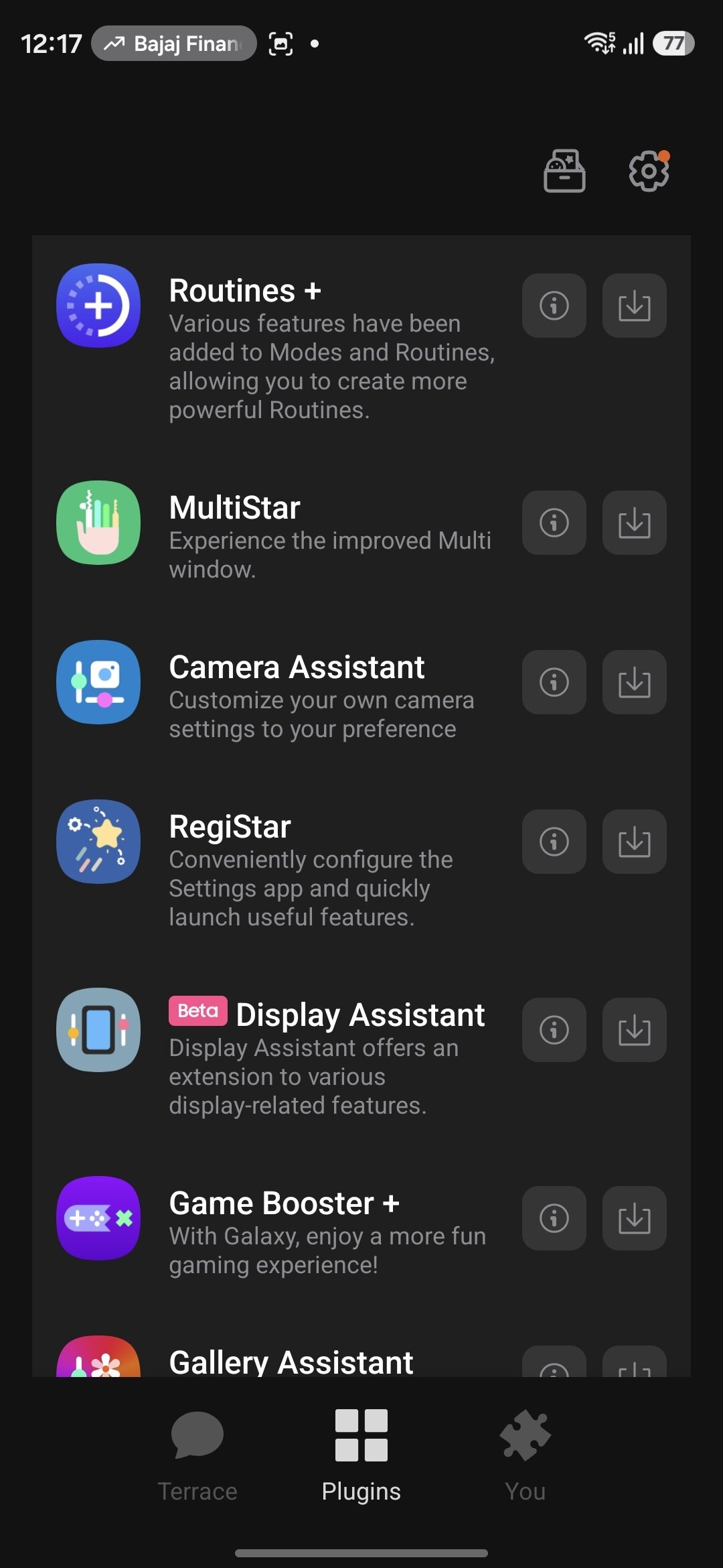 Download Routines+ from Good Lock on Samsung Galaxy S26